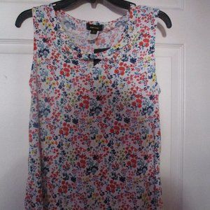 Espresso Sleeveless Blouse size Small